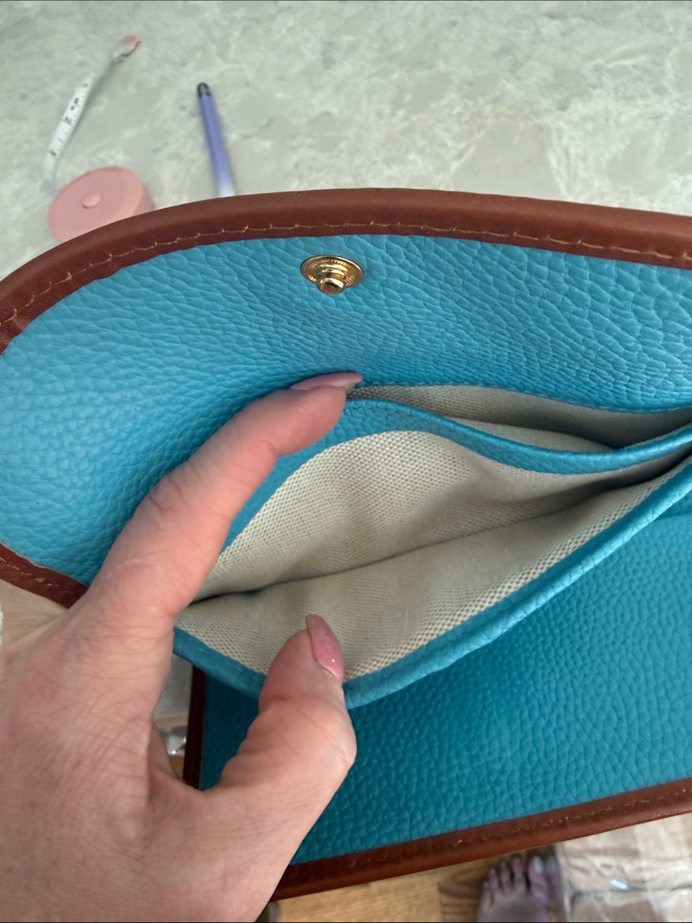 Dooney & Bourke Pebble Grain continental clutch wallet - Picture 5 of 6